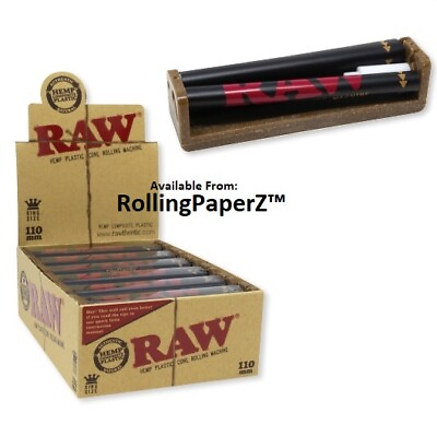 #ad New RAW CONE ROLLER 110mm Roll Your Own KING SIZE CONES with Rolling Machine $8.99