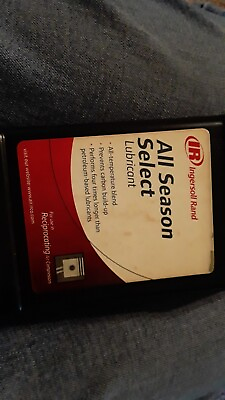 #ad #ad Ingersoll Rand all season select compressor oil look at pics close new sealed $22.00