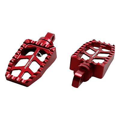 #ad Red Hollow Rider Footpegs Footpedal for Harley 17 before Softail Dyna FLD FXDB $49.95