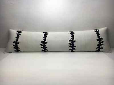 #ad 12x48 Kilim Pillow Decorative White Kilim Pillow Cover Turkish Handmade Pillow $50.00