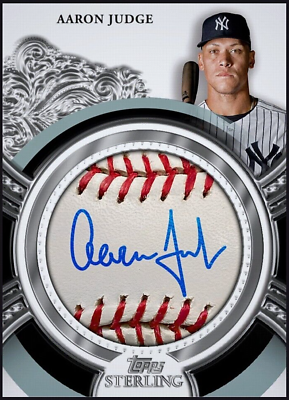 #ad 2023 Topps Sterling Baseball Signature RARE AARON JUDGE MLB AUTO Digital Card $14.00