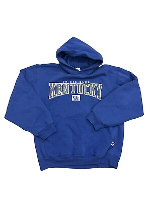 #ad Vintage Russell Athletic University Of Kentucky Big Blue Crewneck Sz M $28.89