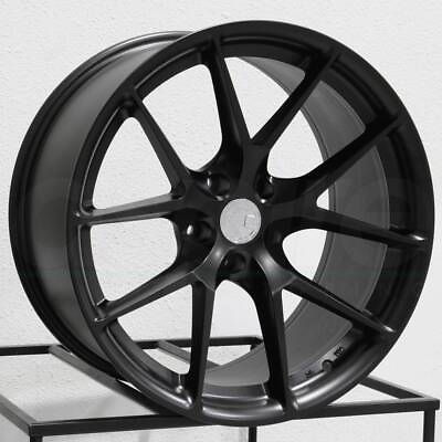 #ad Aodhan AFF7 18x9.5 5x120 35 Matte Black Wheel 18quot; inch Alloy Rim 72.6 New $249.75