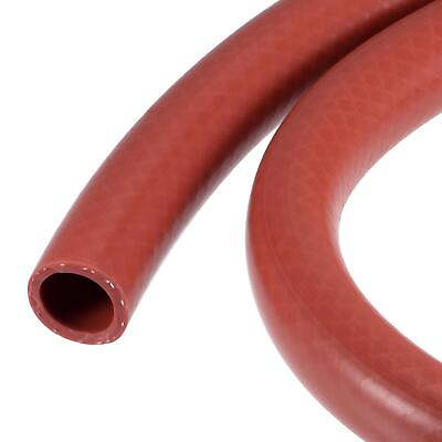 #ad 25mm ID 3mm Wall Thick Reinforced Silicone Vacuum Tubing 1m Red $32.61