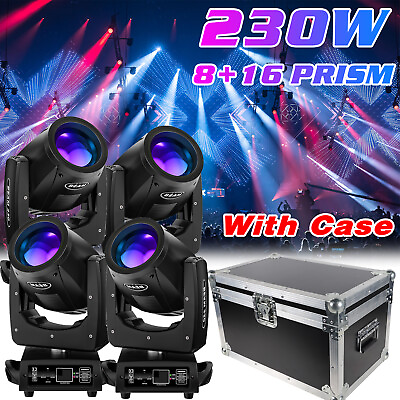 #ad 230W 7R Beam Sharpy 816Prism Stage Lighting Moving Head Light DMX DJ DiscoCase $69.34