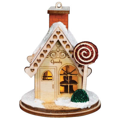 #ad Ginger Cottages Starter Kit 3 ornaments base Old World Christmas New Wood $38.00