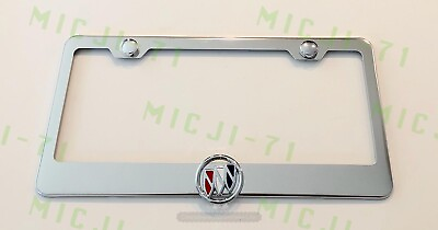 #ad 3D Buick Emblem Stainless Steel License Plate Frame Rust Free $22.99