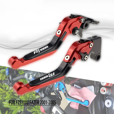 #ad For YAMAHA FZS1000 FAZER 2001 2005 Motorcycle CNC Adjustable Brake Clutch Lever GBP 28.42