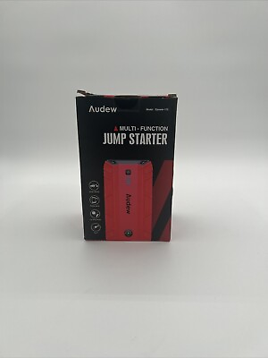 Audew 1500A 12V Portable Car Jump Starter Auto Battery Booster Dual USB amp; Light $60.00