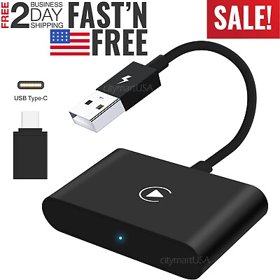 #ad Wireless USB CarPlay Adapter Dongle For Apple iOS Auto Car Navigation Player Box $39.90
