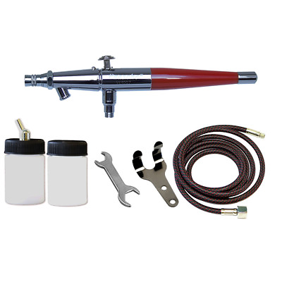 VL 1AS Paasche Double Action Siphon Feed Airbrush Set with Bottles and Hose $74.50