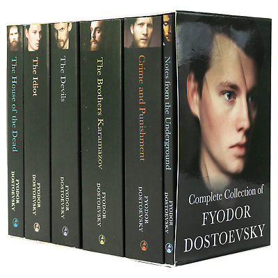 #ad #ad Complete Collection of Fyodor Dostoevsky 6 Books Set Fiction Paperback $41.03