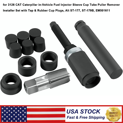 #ad For 3126 CAT Fuel Injector Sleeve Cup Tool Installer Remover Set $296.90