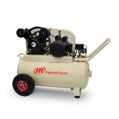 #ad Ingersoll Rand Garage Mate Electric Air Compressor 20 Gal. Portable Horizontal $992.14