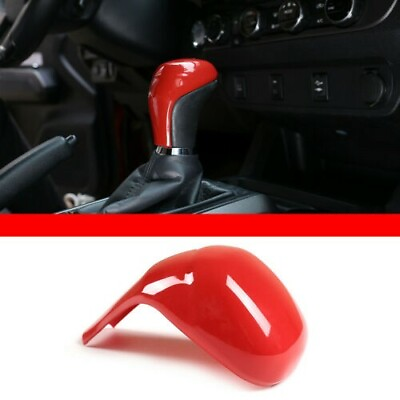 #ad For Toyota Tacoma Hilux 2016 2020 ABS Red Gear Shift Knob Shifter Cover Trim $10.55