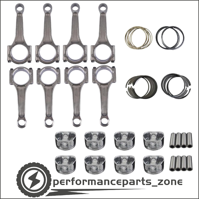 #ad Connecting Rods Pistons Rings for 2009 2015 Chrysler Dodge 1500 Jeep Ram 5.7L $319.99