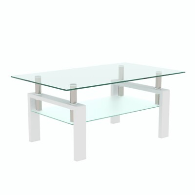 #ad Modern Side Coffee Table Center Table for Living Room $135.00