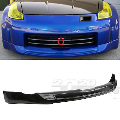 #ad ING STYLE PU POLYURETHANE FRONT BUMPER LIP BODY KIT FOR 06 09 NISSAN 350Z $99.00