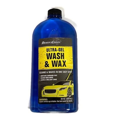 #ad Driver’s Choice Ultra Gel Wash And Wax 20oz. One Easy Step Car Wash And Wax $9.99
