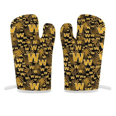 #ad Washington Redskins Thermal Gloves Oven Gloves 2 Piece Set of Insulated Gloves $12.98