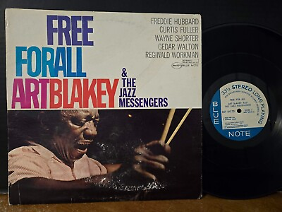 #ad Art Blakey Jazz Messengers Free For All 1968 Blue Note RVG Freddie Hubbard LP $69.99