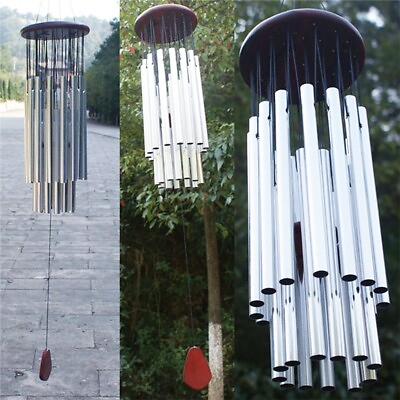 #ad Large 27 Tubes Windchime Chapel Bells Wind Chimes Outdoor Garden Home Decor Gift $11.99