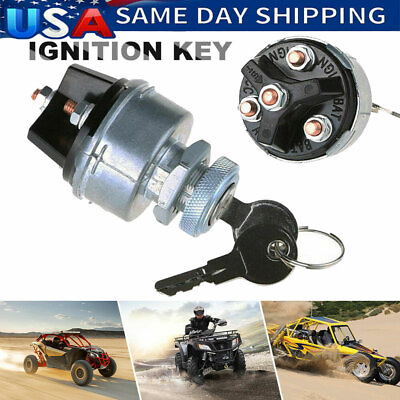 #ad Universal Ignition Key Starter Switch With 2 Keys For Car Tractor Trailer US $9.97