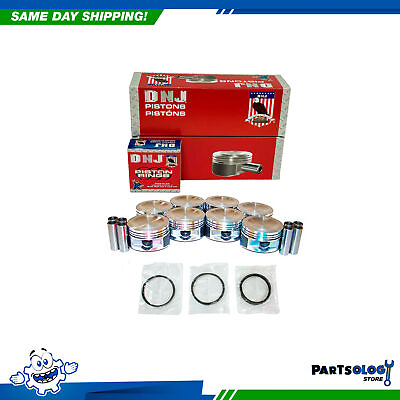 #ad DNJ PRK4150 Piston and Ring Kit For 91 00 Ford Lincoln Mercury 4.6L SOHC3 $999.99