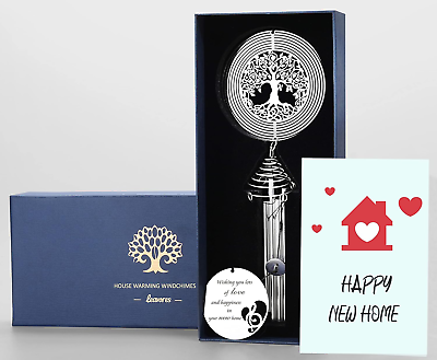 #ad Housewarming Wind Chime with Tree of Life Wind Spinner $34.99