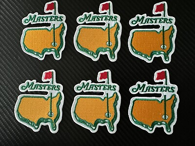 #ad 6 THE MASTERS GOLF TOURNAMENT AUGUSTA CLASSIC LOGO SEW ON PATCHES NEW MINT ⛳️ $20.00