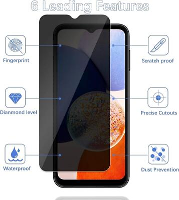 #ad For Samsung Galaxy A14 5G A13 5G A12 5G ANTI SPY Glass Privacy Screen Protector $4.99
