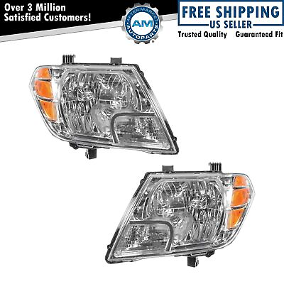 #ad Headlight Set Left amp; Right For 2009 2021 Nissan Frontier NI2502188 NI2503188 $159.99