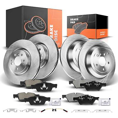 #ad Front amp; Rear Disc Rotors amp; Ceramic Brake Pads for Mercedes Benz ML320 W164 W251 $249.99