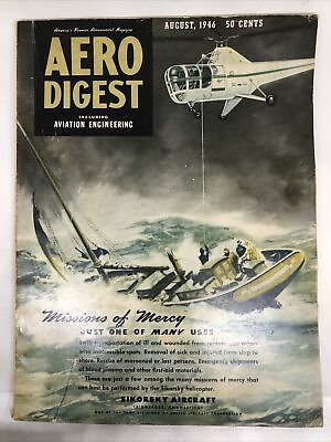 #ad Aero Digest August 1946 $16.28