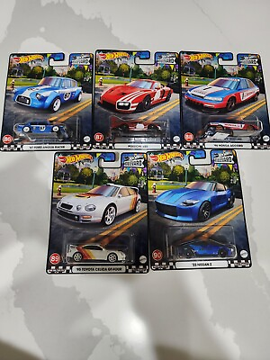 #ad 2023 Hot Wheels Premium Boulevard Mix T Complete Set of 5 Car #86 90 Real Riders $64.30