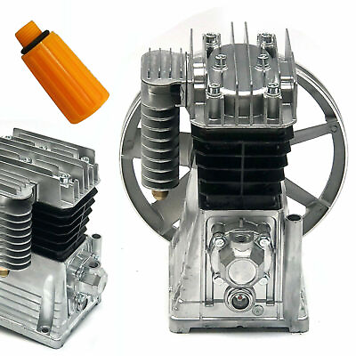 #ad Two cylinder Air Compressor Pump Motor Piston Compressor 175L min 2055 1.5kw 2hp $128.00