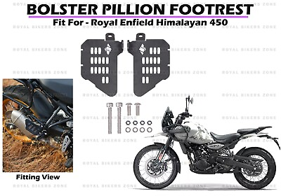 #ad BOLSTER quot;PILLION FOOTREST FIT FOR ROYAL ENFIELD NEW HIMALAYAN 450quot; $72.01