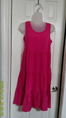 #ad New Womens Dress Size Medium M Pink $19.99