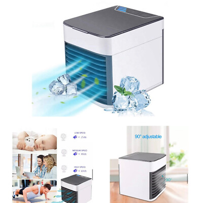 #ad Portable Air Conditioner Mini Purifier Cooler Small Personal Ac Unit Evaporative $24.99