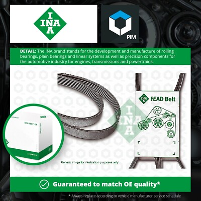 #ad 6 Rib Multi V Drive Belt fits VAUXHALL ASTRA H 1.9D 04 to 11 INA 1340038 Quality GBP 11.91