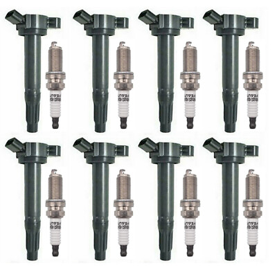 #ad 8X Ignition Coils 8X Spark Plugs For Toyota Lexus LS460 LX570 GX460 LS600h V8 $125.00