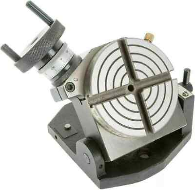 #ad Rotary Table 4quot; 100 mm Tilting Horizontal And Vertical $123.49