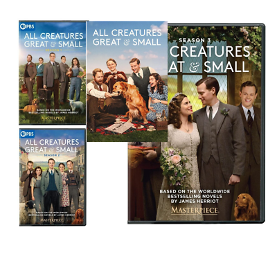 #ad All Creatures Great And Small: to Choose Individual Seasons OR Complete Series $15.69