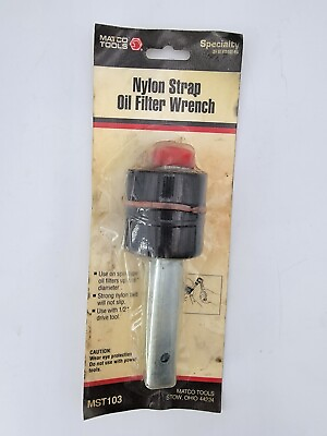 #ad Matco Tools Nylon Strap Oil Filter Wrench 1 2quot; Drive Up To 6quot; Oil Filter $34.95