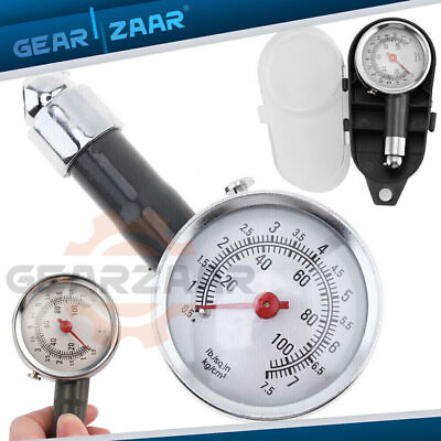 #ad Professional Car Tire Tyre Pressure Gauge Air Measurement Psi Bar Metal* $4.94