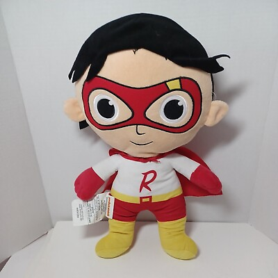 #ad Ryan#x27;s World 17.5quot; Red Titan Super Hero Pillow Buddy Stuff Animal Plush Doll $10.36