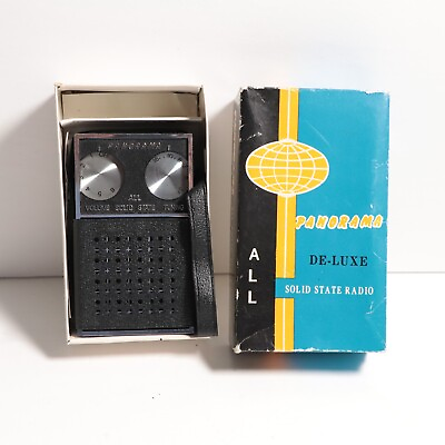 #ad Vintage Panorama AM FM De Luxe All Solid State Radio $17.99