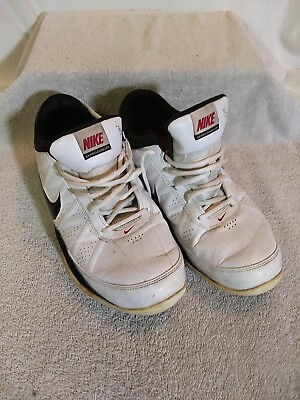 #ad Nike Mens Air Ring Leader Low White Leather Shoes Size: 12 Pre Owned #US83 13 $29.96