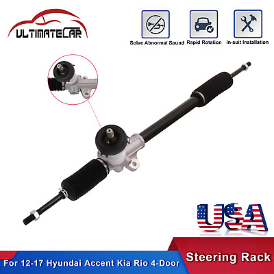 #ad Power Steering Rack amp; Pinion Assembly For 2012 2017 Kia Rio Hyundai Accent 1.6L $96.96