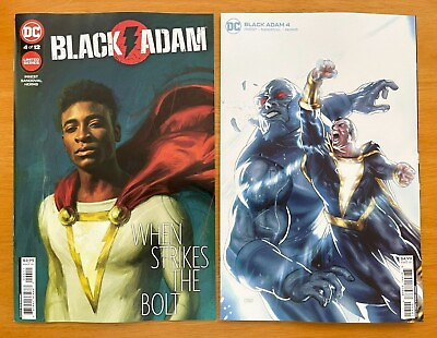 #ad BLACK ADAM #4 Main Clarke Card Stock Variant DC Comics NM $7.34